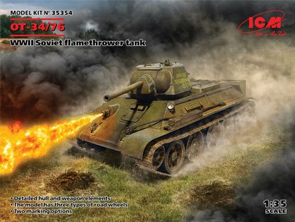 OT-34/76 Soviet flamethrower tank 2MV