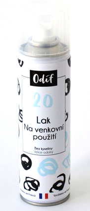 Lak v spreji Lesklý na vonkajšie použitie