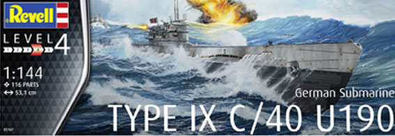 German Submarine Type IX C/40 (U190)