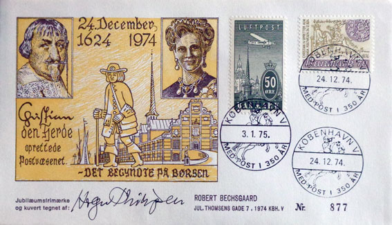 350. výročie dánskej pošty 