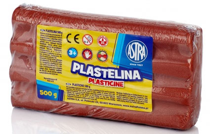 Plastelína 500g Metalická Medená