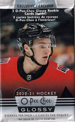 Exclusive 2020-21 Hockey O-Pee-Chee Glossy Rookie Pack