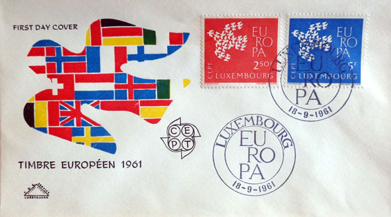 Známky EUROPA 1961