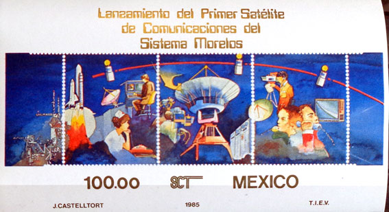 Vypustenie prvého satelitu Morelos