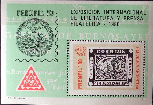 "Prenfil 80" - Medzinárodná výstava filatelistickej literatúry a žurnalistiky, Buenos Aires