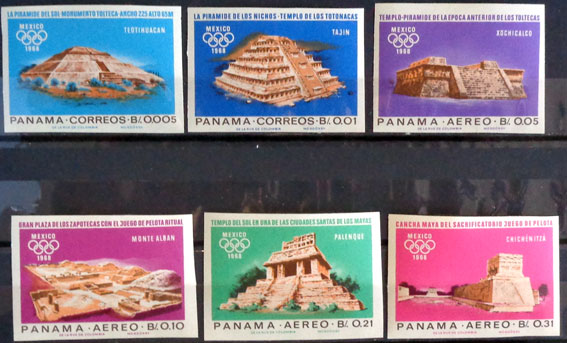 Olympijské hry – Mexico City 1968 - Staroveké mexické miesta bohoslužieb