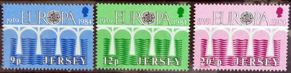 Známky EUROPA - Mosty - 25. výročie CEPT 