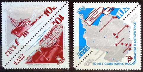 10. výročie výskumu Antarktídy 1