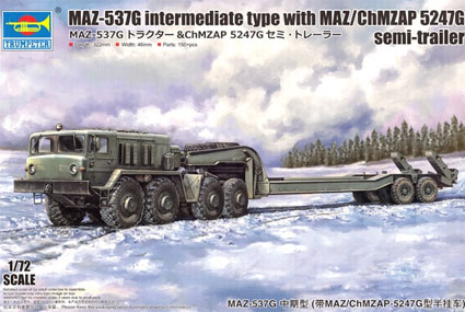 MAZ-537G intermediate type with MAZ/ChMZAP-5247G semi-trailer