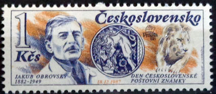 Deň známok - 105. výročie narodenia Jakuba Obrovského, návrhára známok 