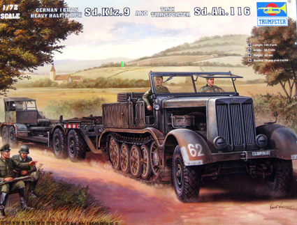 Sd.Kfz.9 (18t) Half-track & Sd.Ah.116 Trailer