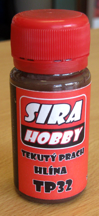 Tekutý prach hlina