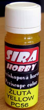 Periskopová farba žltá