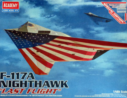 F-117A Nighthawk "Last Flight" - chýbajú dekály