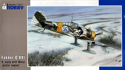 Fokker D. XXI "4. Sarja with Wasp Junior Engine