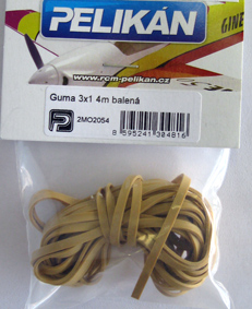 Guma modelárska 3x1 mm