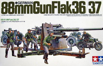 German 88mm Gun FlaK 36/37
