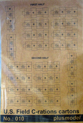 U. S. Field C-Rations Cartons
