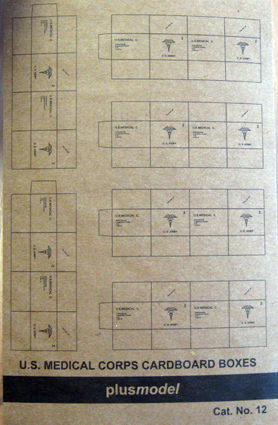 U. S. Medical Corps Cardboard Boxes