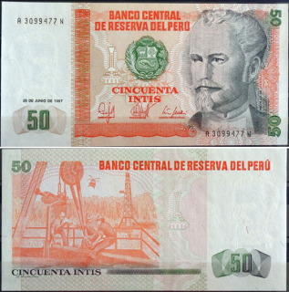 50 Intis Peru 1987