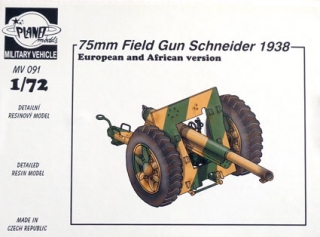 75mm Field Gun Schneider 1938