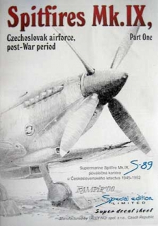 Spitfires Mk.IX - Czechoslovak airforce , post-War period