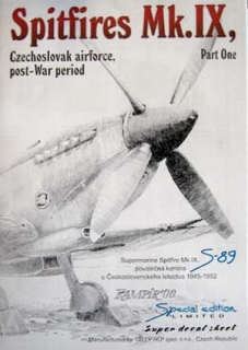 Spitfires Mk.IX - Czechoslovak airforce - post-war period