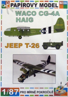 Waco CG-4A Haig + Jeep T-26