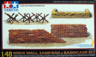 Brick Wall, Sandbags & Barricade Set