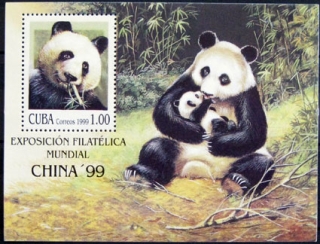 Medzinárodná výstava známok Čína 99 - Peking - Panda