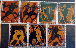 Olympionici - grécke vázové maľby