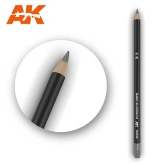 Akvarelová ceruzka tmavá hliníková