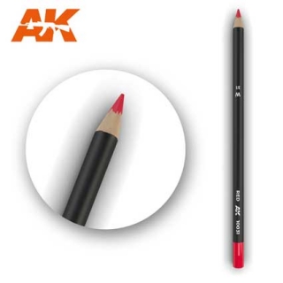 Akvarelová ceruzka červená