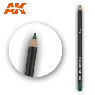 Akvarelová ceruzka tmavá zelená