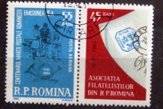 100. výročie rumunských pečiatok
