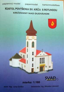 Kostol povýšenia sv.kríža s rotundou Križovany nad Dudváhom