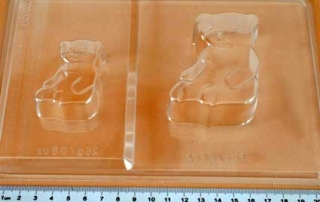 Forma na mydlo medveď jednodielna