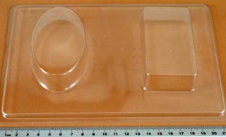 Forma na mydlo ovál a obdĺžnik jednodielna