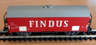 Krytý nákladný vagón FINDUS