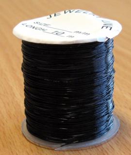 Drôt 0,3 mm - čierny 10 m