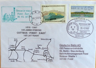 125 rokov trasy Cottbus - Forst - Žary