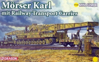 Mörser Karl mit Railway Transporter Carrier