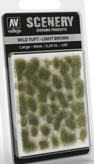 Divoká tráva - 6 mm Svetlo hnedá