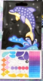 Trblietavý mozaikový obrázok - Delfín