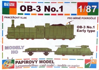 Pancierový vlak OB-3 No.1 Early type