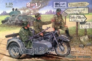 BMW R12 with sidecar - military versions