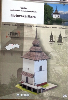 Veža zaniknutého kostola Panny Márie - Liptovská Mara