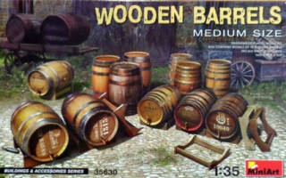 Wooden Barrels medium size
