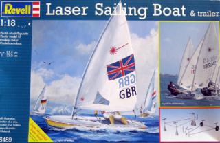 Laser Sailing boat & trailer