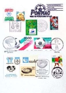 Majstrovstvá sveta vo futbale Zbierka známok 7